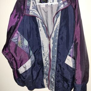 New York Classics Vintage Windbreaker Jacket Size Large